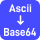 ASCII to Base64