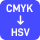 CMYK to HSV