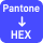 Pantone to HEX