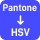 Pantone to HSV